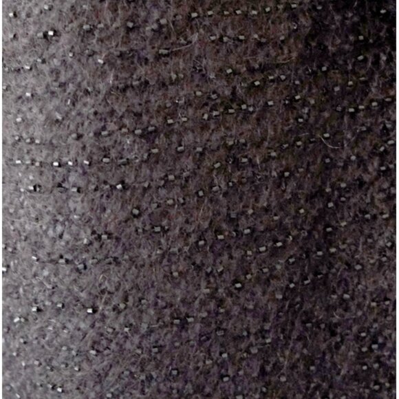 RARE! Vintage LAET black beaded cardigan - Picture 4 of 7